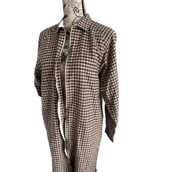 WOOLRICH Women's Light Weight Plaid Shirt Jacket Size Medium - Picture 6 of 8